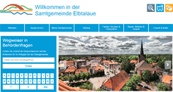 Desktop Screenshot of elbtalaue.de